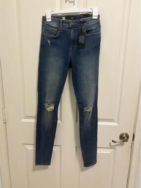 KUT from the Kloth High Rise Mia Toothpick Skinny Jeans Size 0 NWT